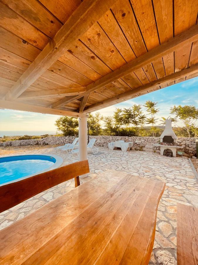 Beautiful Secluded Area Near Novalja Vacation House With Pool And Sea View Villa Lara Exteriör bild